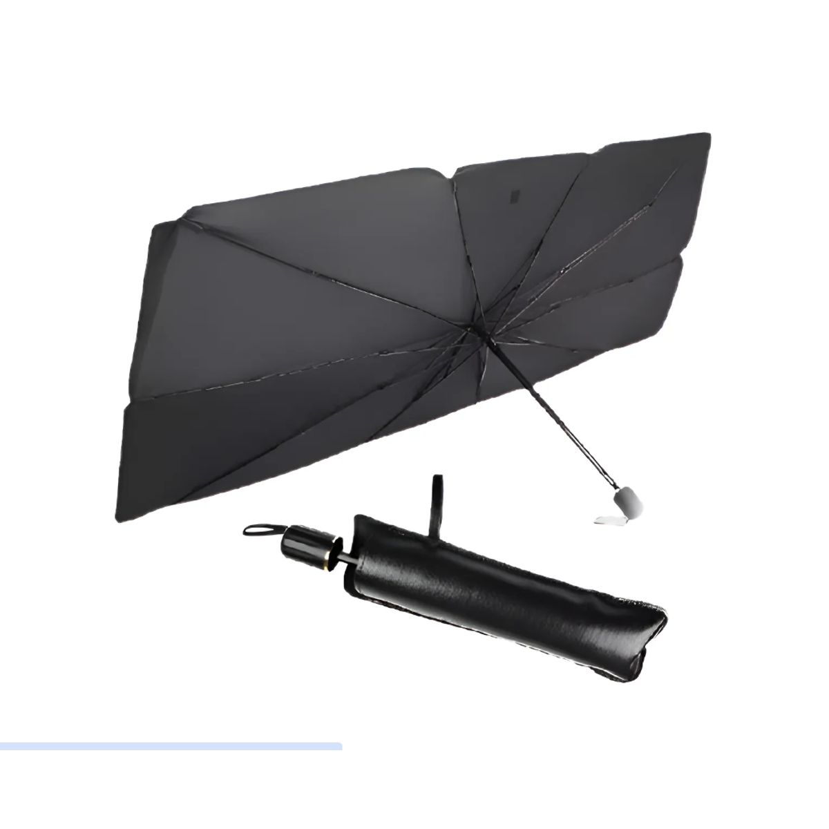 GENERICO - Quita Sol DE AUTO Para Sol Tipo Sombrilla Plegable Protector Uv