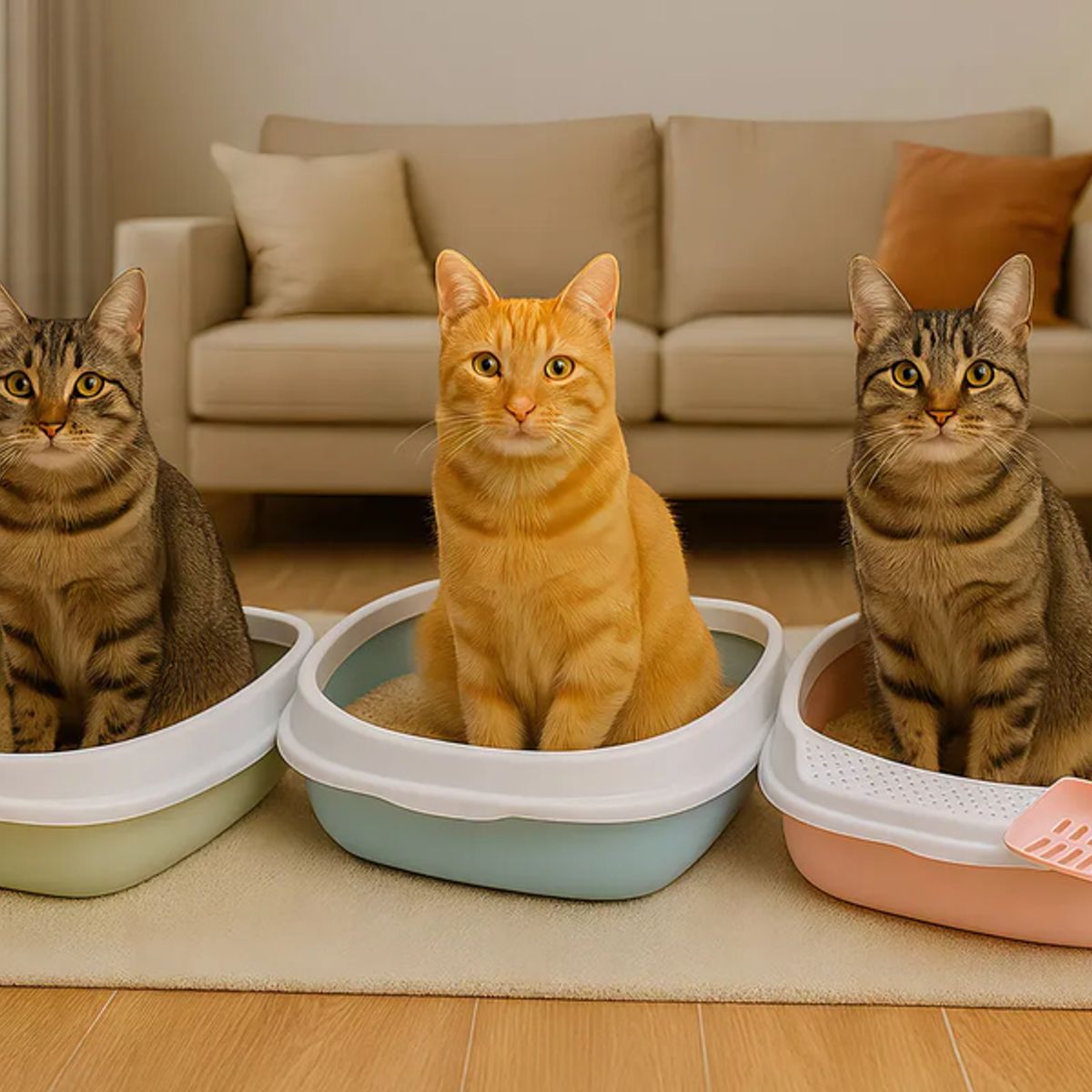 GENERICO - Caja Arenero Gato Areneros Gatos Baño Gato Baño Para Gatos Color Multicolor Vitrineon Cl