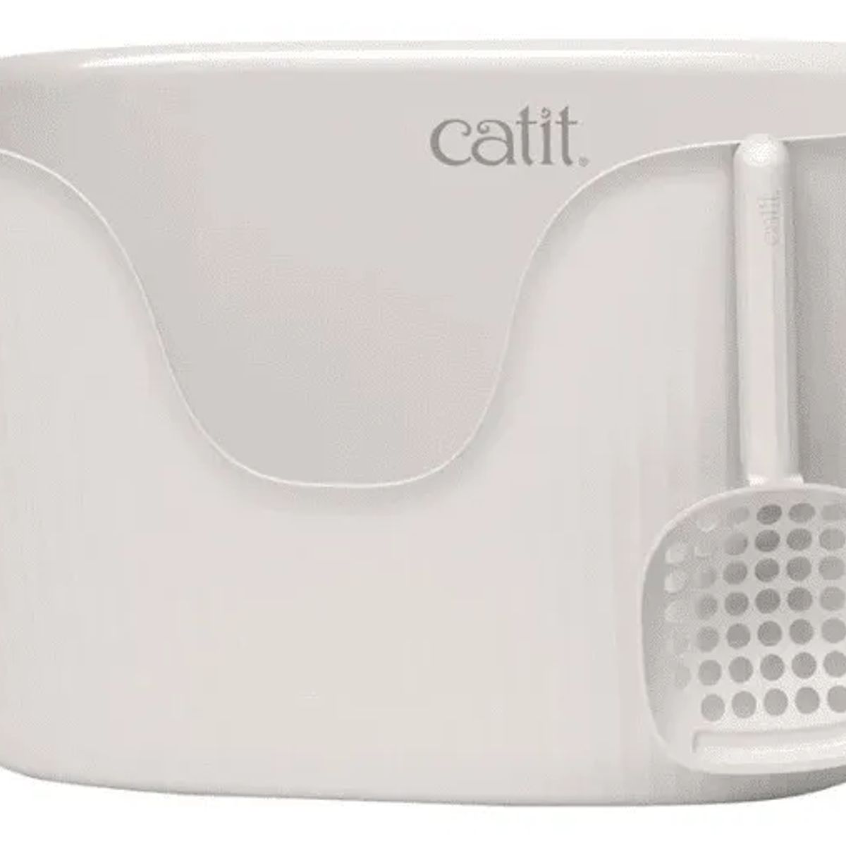 GENERICO - Catit Loo Arenero Para Gatos Ecológico Con Pala Gris