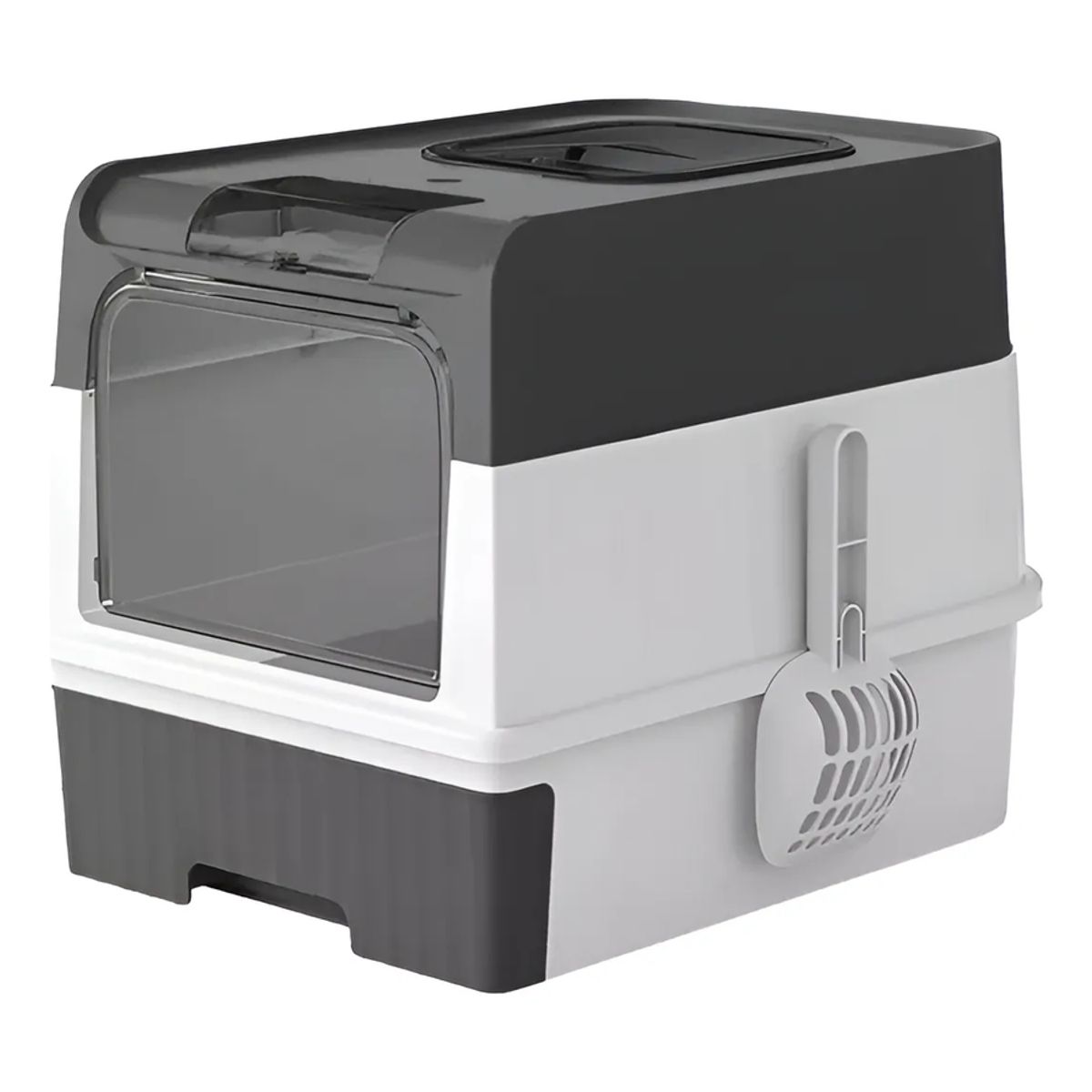 GENERICO - Arenero Cerrado Grande Para Gatos - Xl Caja Extraíble