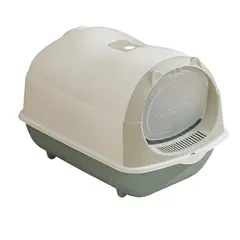 GENERICO - Bandeja Sanitaria Cerrada Con Pala Color Gris