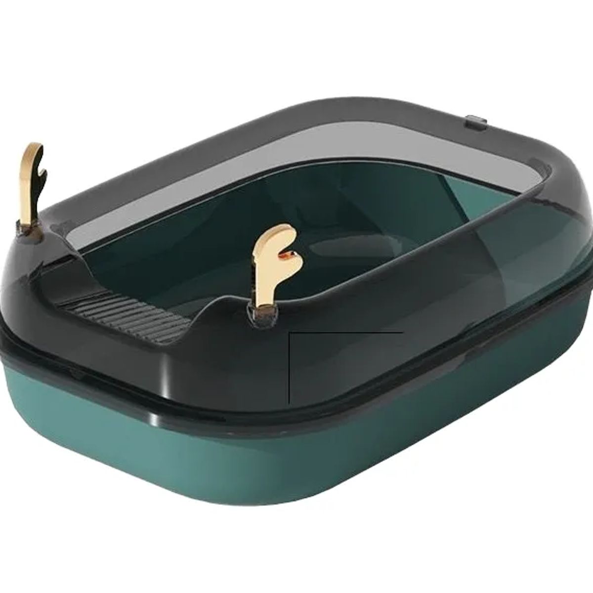 GENERICO - Arenero Grande 50cm Bandeja Sanitaria D Gato Con Pala Verde