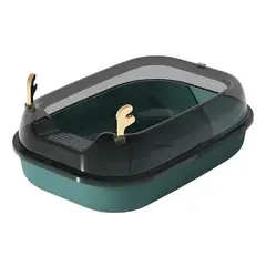 GENERICO - Arenero Grande 50cm Bandeja Sanitaria D Gato Con Pala Verde