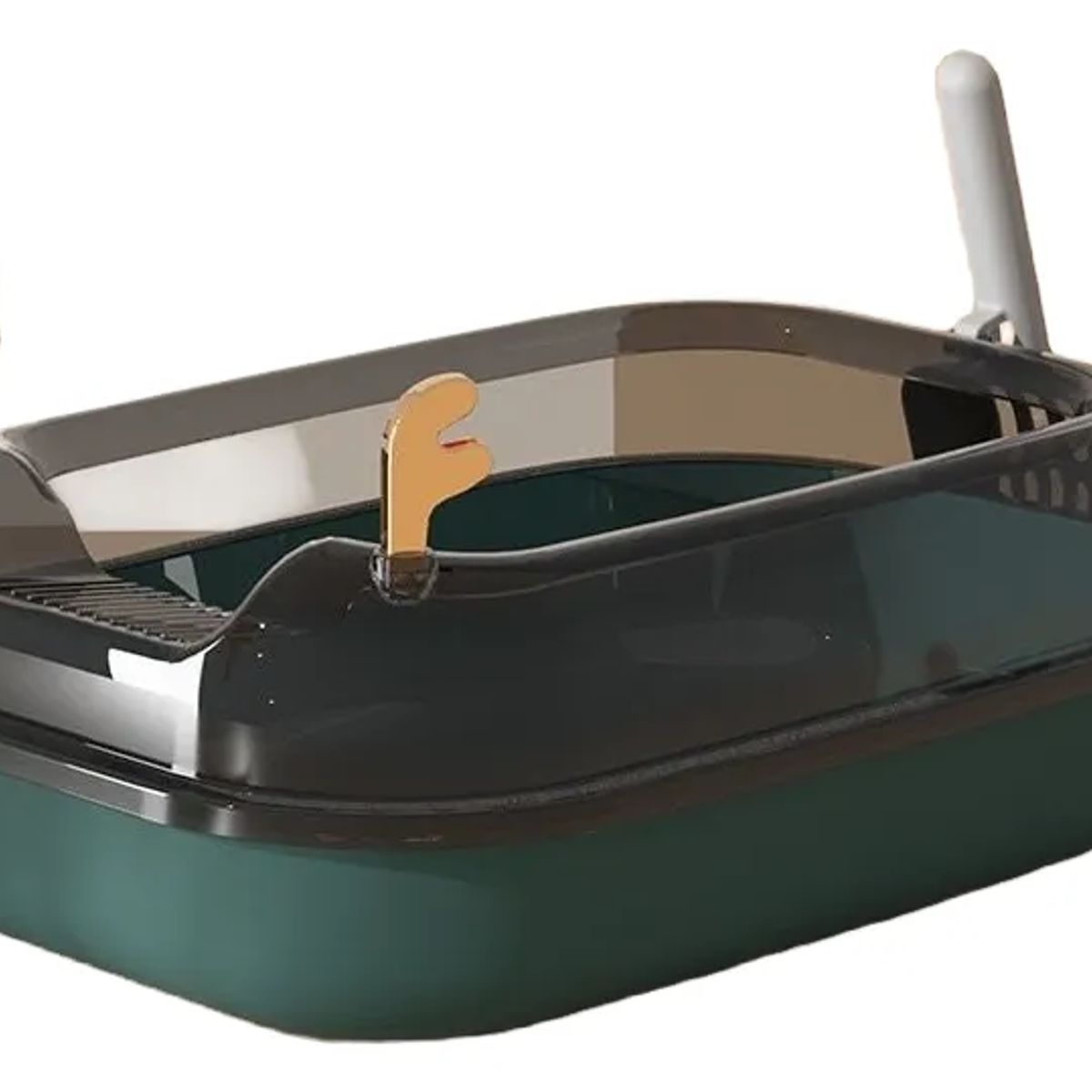 GENERICO - Arenero Grande 50cm Bandeja Sanitaria D Gato Con Pala Verde