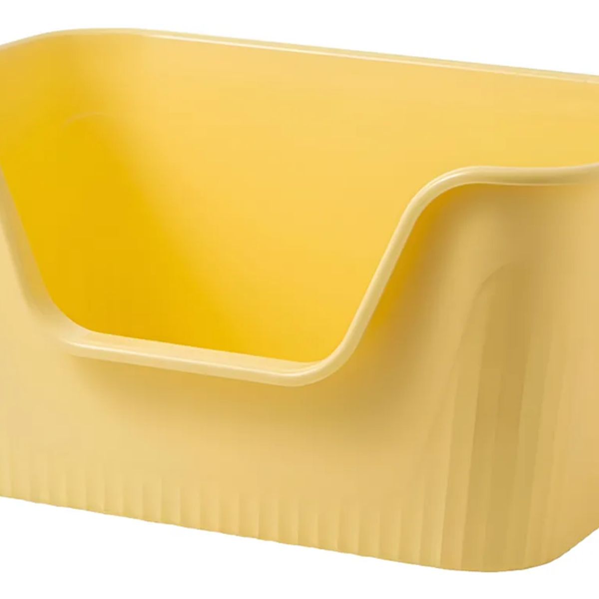 GENERICO - Arenero Para Gatos Extra Grande Xxl Abierto + Pala Amarillo