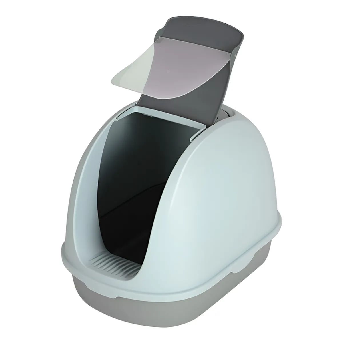 GENERICO - Arenero Sanitario Cerrado Para Gatos Gris