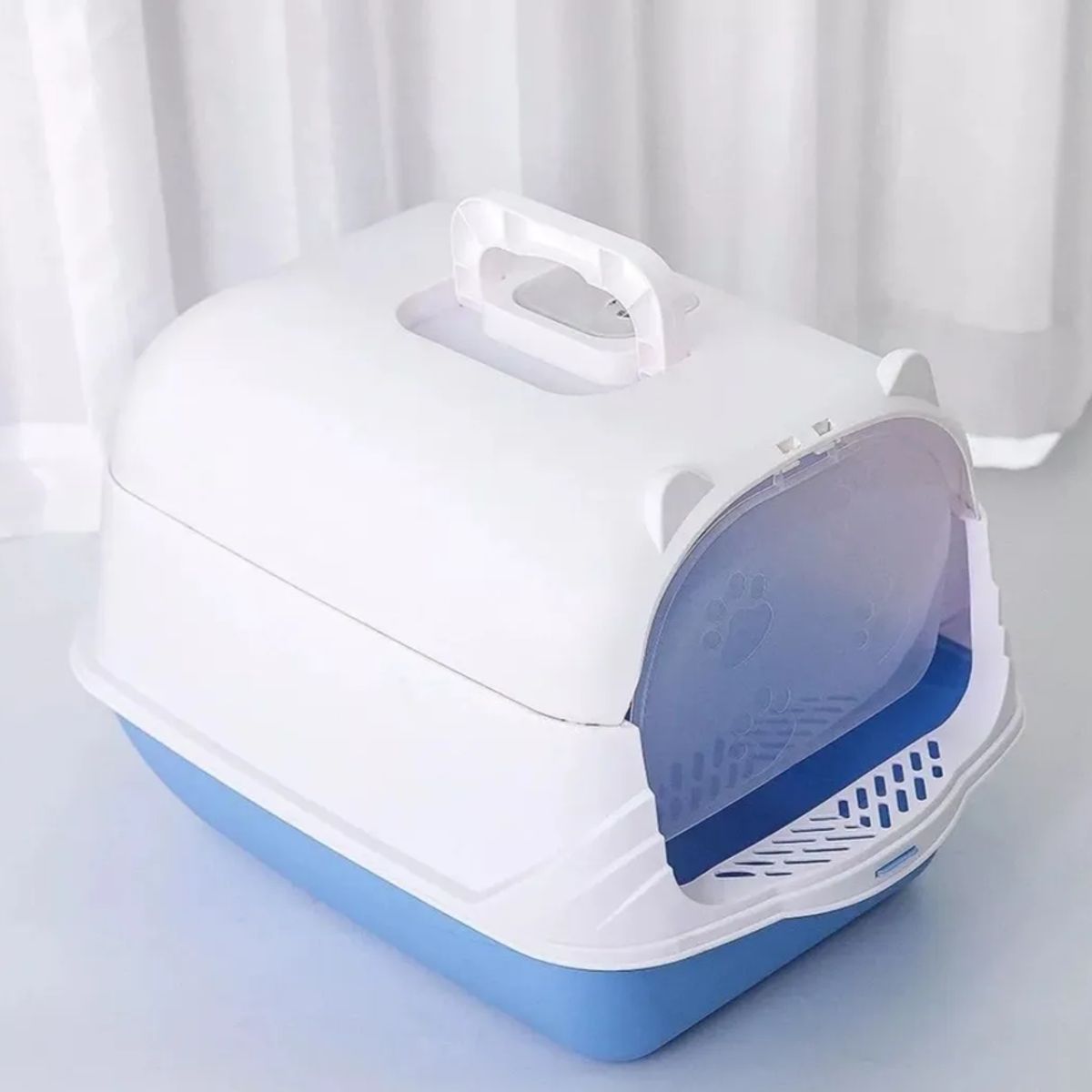 GENERICO - Arenero Cerrado Grande Para Gatos - Baño Sanitario Xl- Pala
