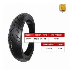 GENUINE - NEUMATICO 110/70-17TL MOZUKI