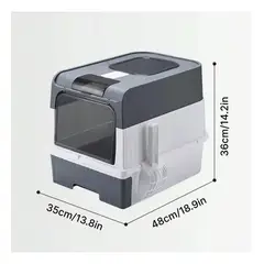 GENERICO - Arenero Gatos Xxl Bandeja Sanitaria De Gato Diseño Mariquita Violeta