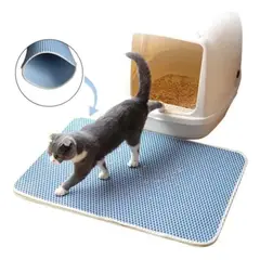 GENERICO - Alfombra Recoge Arena De Gatos Lavable Estera Para Residuos