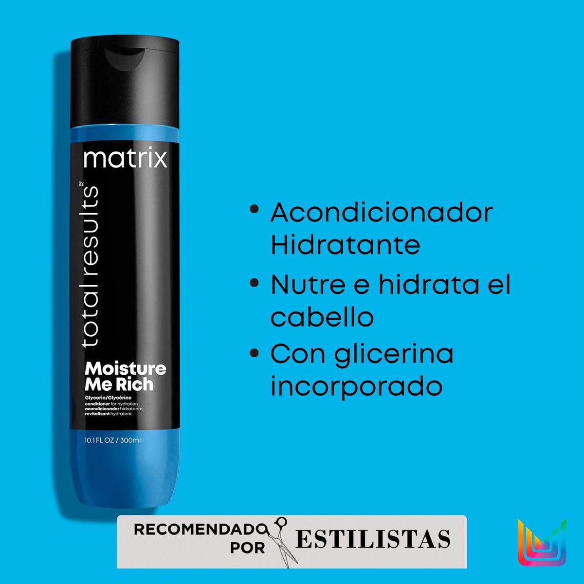 MATRIX - Acondicionador Hidratante Cabello Seco Moisture Me Rich 300 ml Matrix