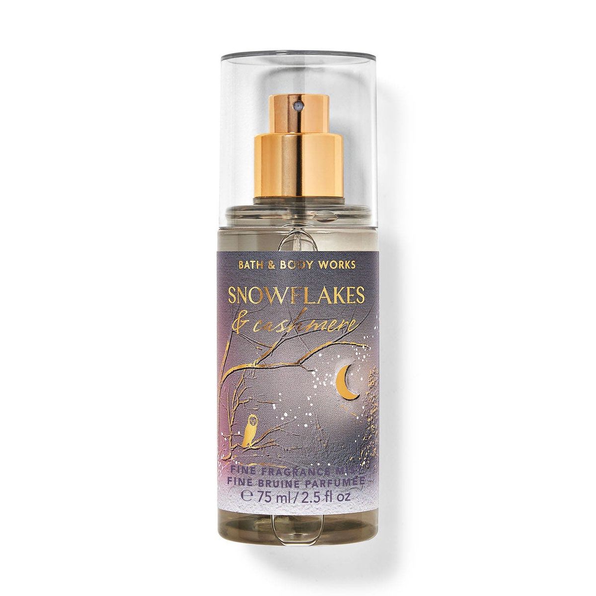 BATH & BODY WORKS - Mist Corporal Mini Bath and Body Works Snowflakes & Cashmere