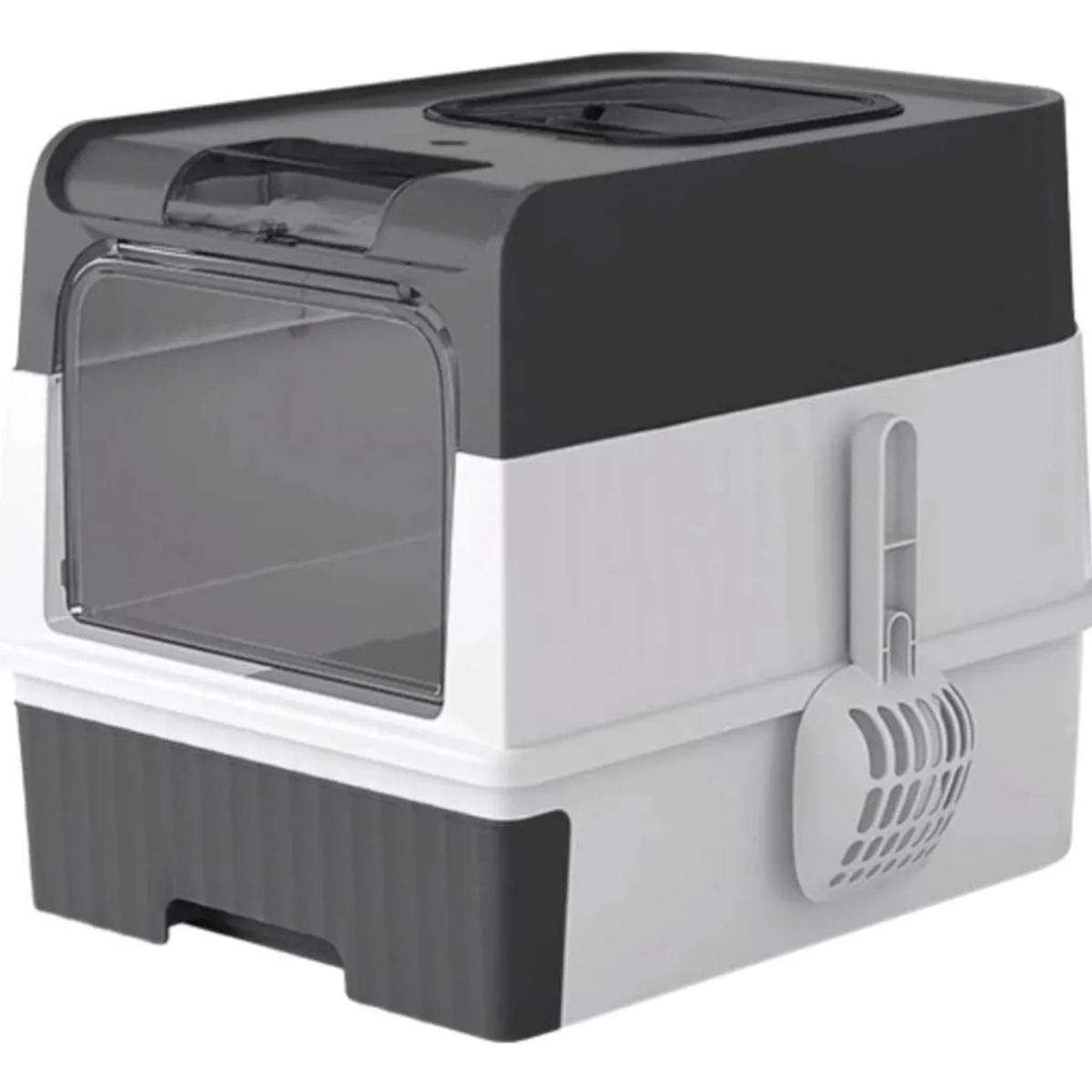 GENERICO - Arenero Sanitario Cerrado Grande Para Gatos + Pala