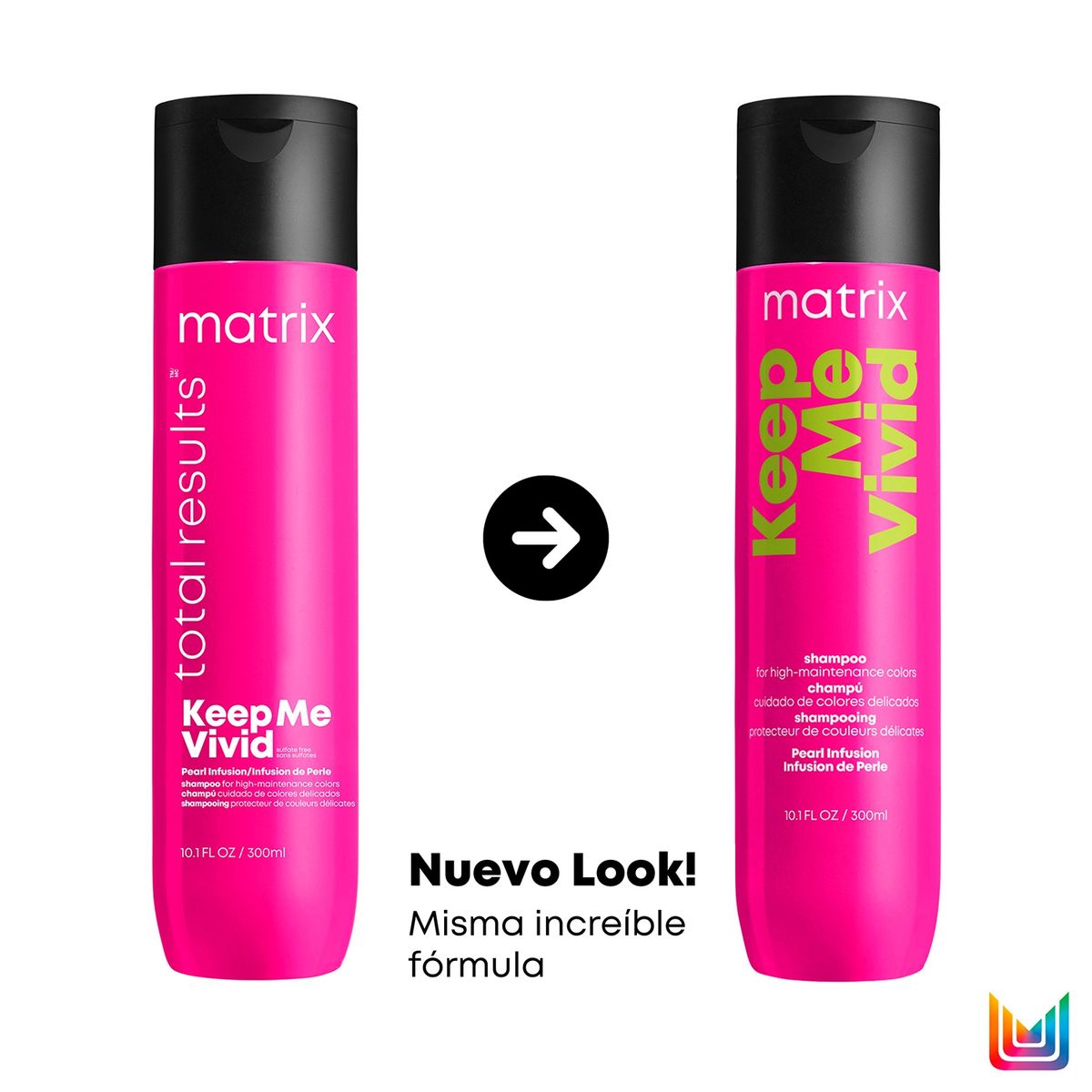 MATRIX - Shampoo Sin Sulfatos Cuidado del Color Cabello Tinturado Keep Me Vivid 300Ml Matrix