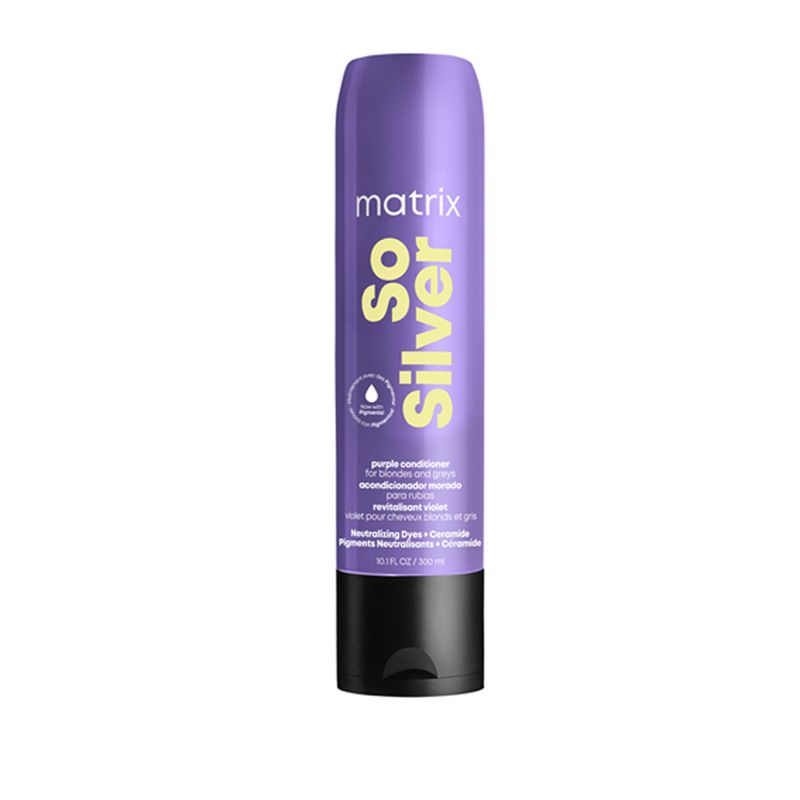 MATRIX - Acondicionador Matizador Violeta Cabello Rubio Y Gris Con Color So Silver 300ml Matrix