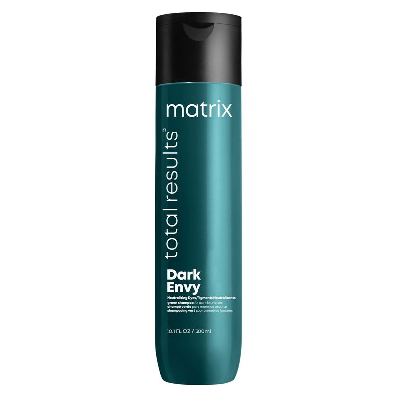 MATRIX - Shampoo Matizador Verde Cabello Castaño Oscuro Con Color Dark Envy 300ml Matrix
