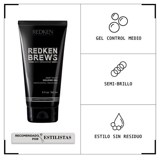 REDKEN - Crema Moldeadora Control Máximo del Cabello Molding Paste Redken Brews 150ml