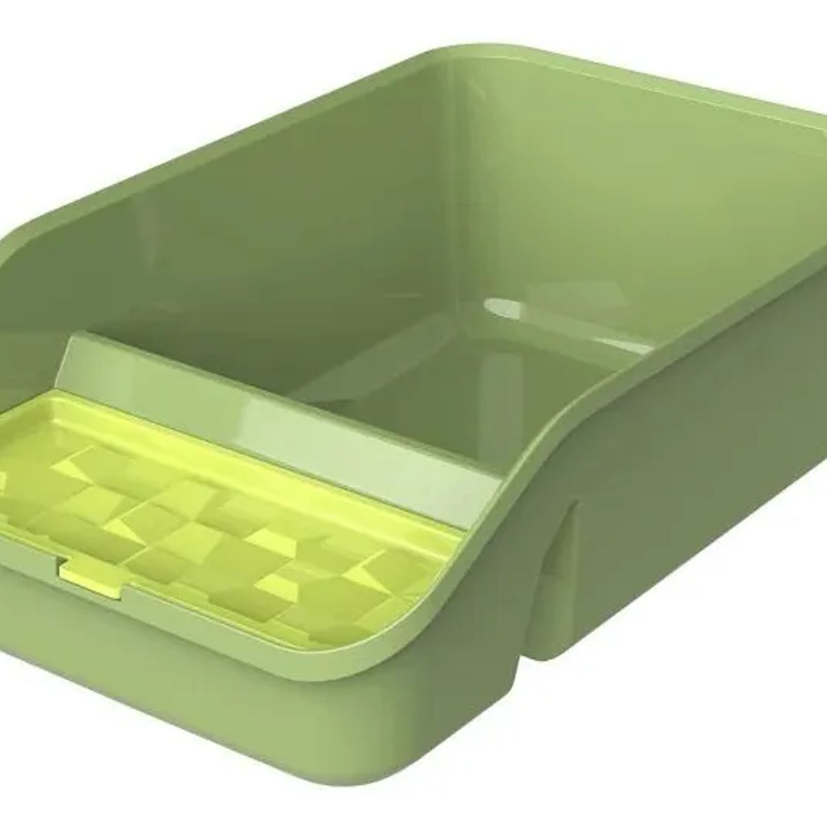 GENERICO - Arenero Grande Abierto Para Gatos - Baño Sanitario Xl