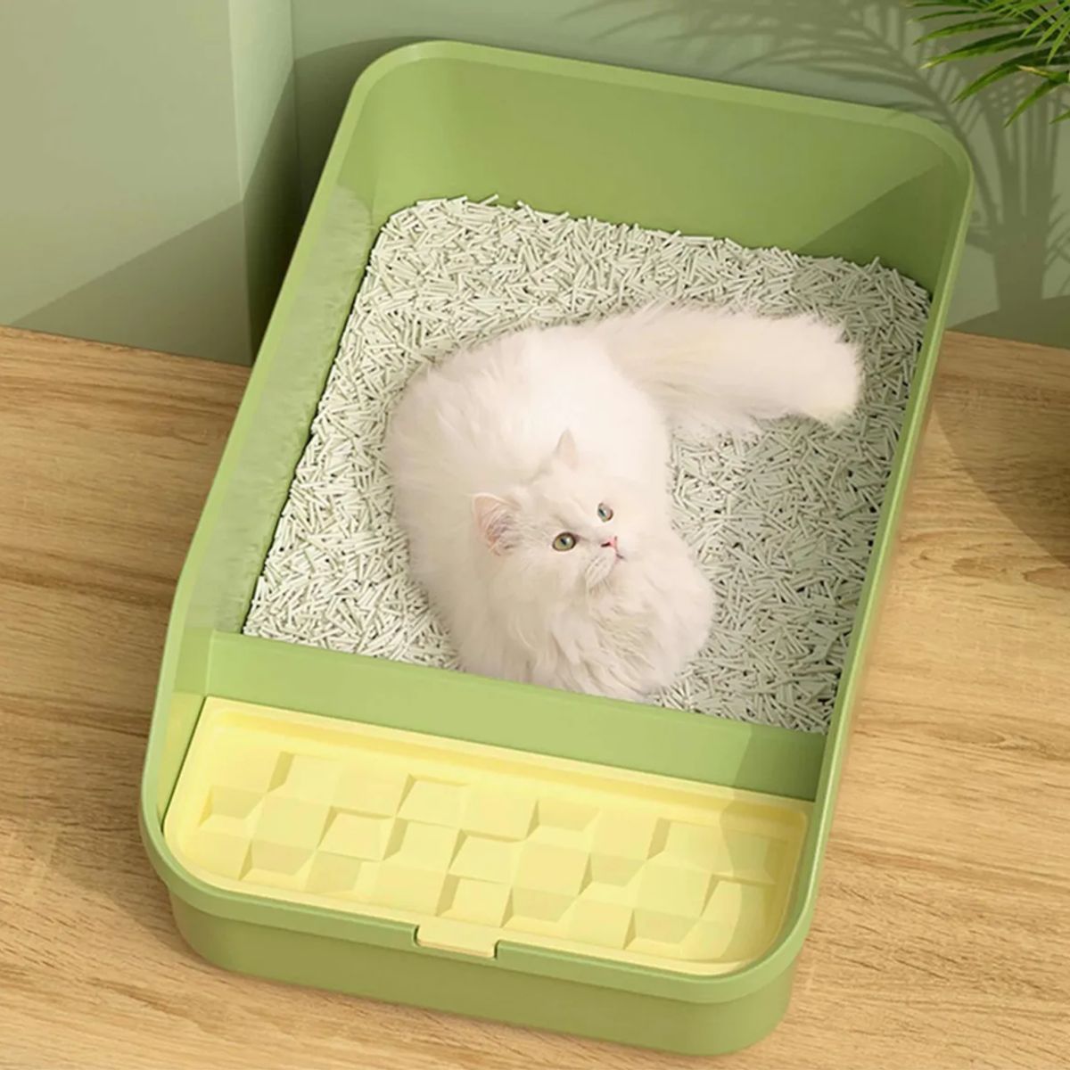 GENERICO - Arenero Grande Abierto Para Gatos - Baño Sanitario Xl