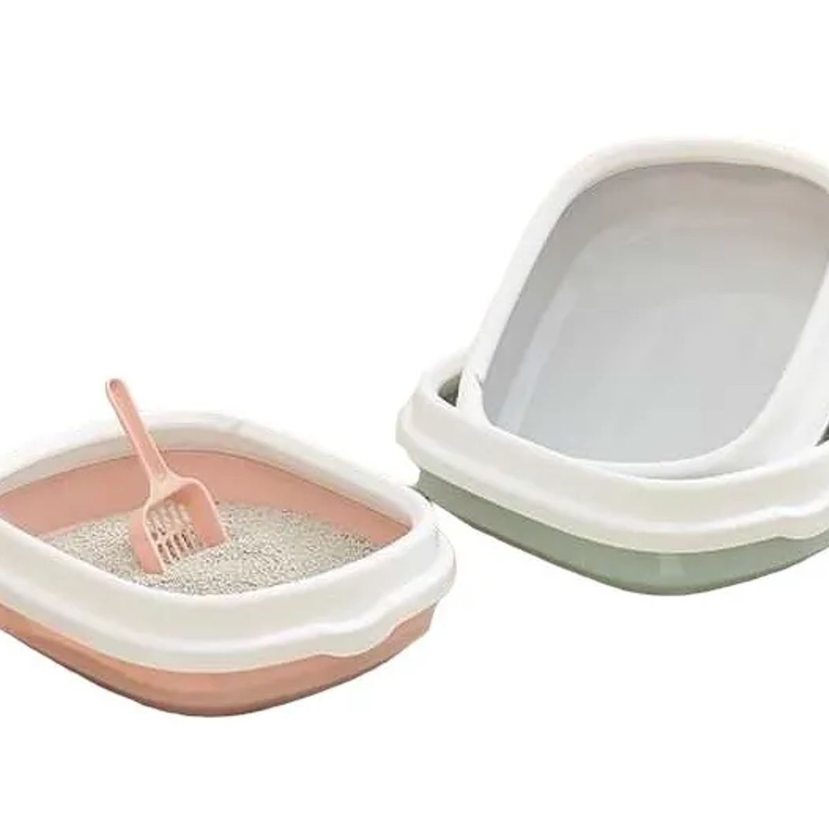 GENERICO - Caja De Arena Facil Limpieza Con Pala Arenero Para Gatos Varios