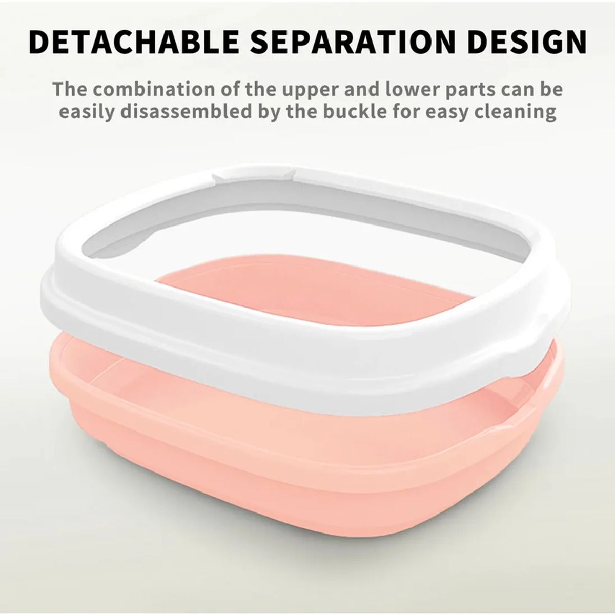 GENERICO - Caja De Arena Facil Limpieza Con Pala Arenero Para Gatos Varios