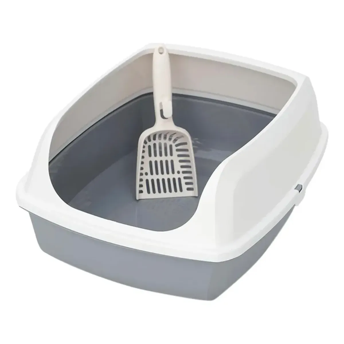 GENERICO - Alfombra Sanitaria Para Arenero Mat Tapete Gato 57x37 Gris