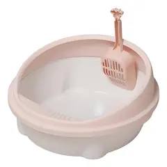 GENERICO - Bandeja Sanitaria Xxl Baño De Mascotas Arenero De Gatos Blanco