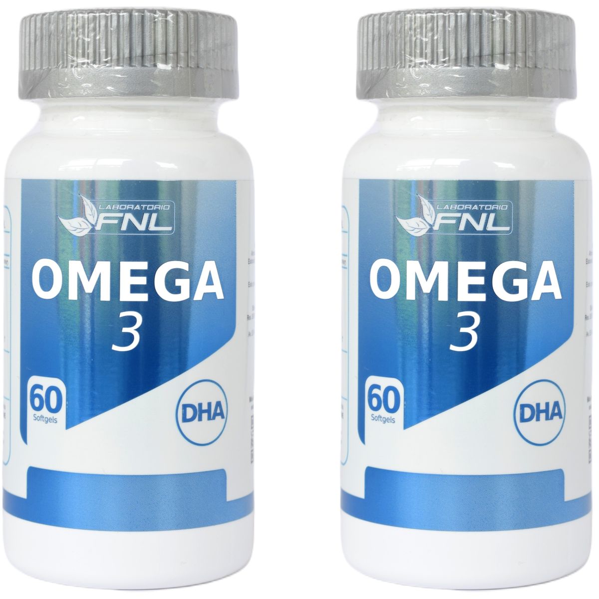 FNL - Omega 3 Fnl Pack 2x Frascos 60 Caps Softgel Dha Epa