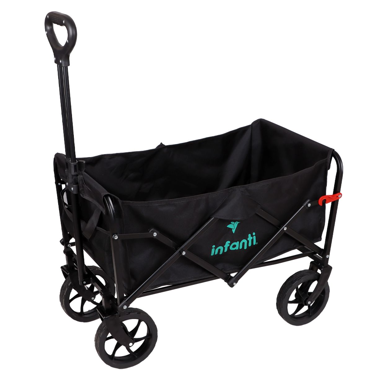 INFANTI - Carrito Plegable Organizador Negro Infanti