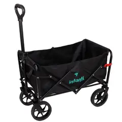 INFANTI - Carrito Plegable Organizador Negro