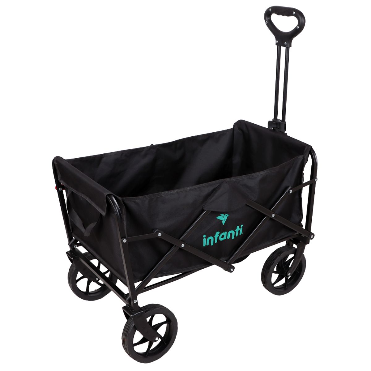 INFANTI - Carrito Plegable Organizador Negro Infanti