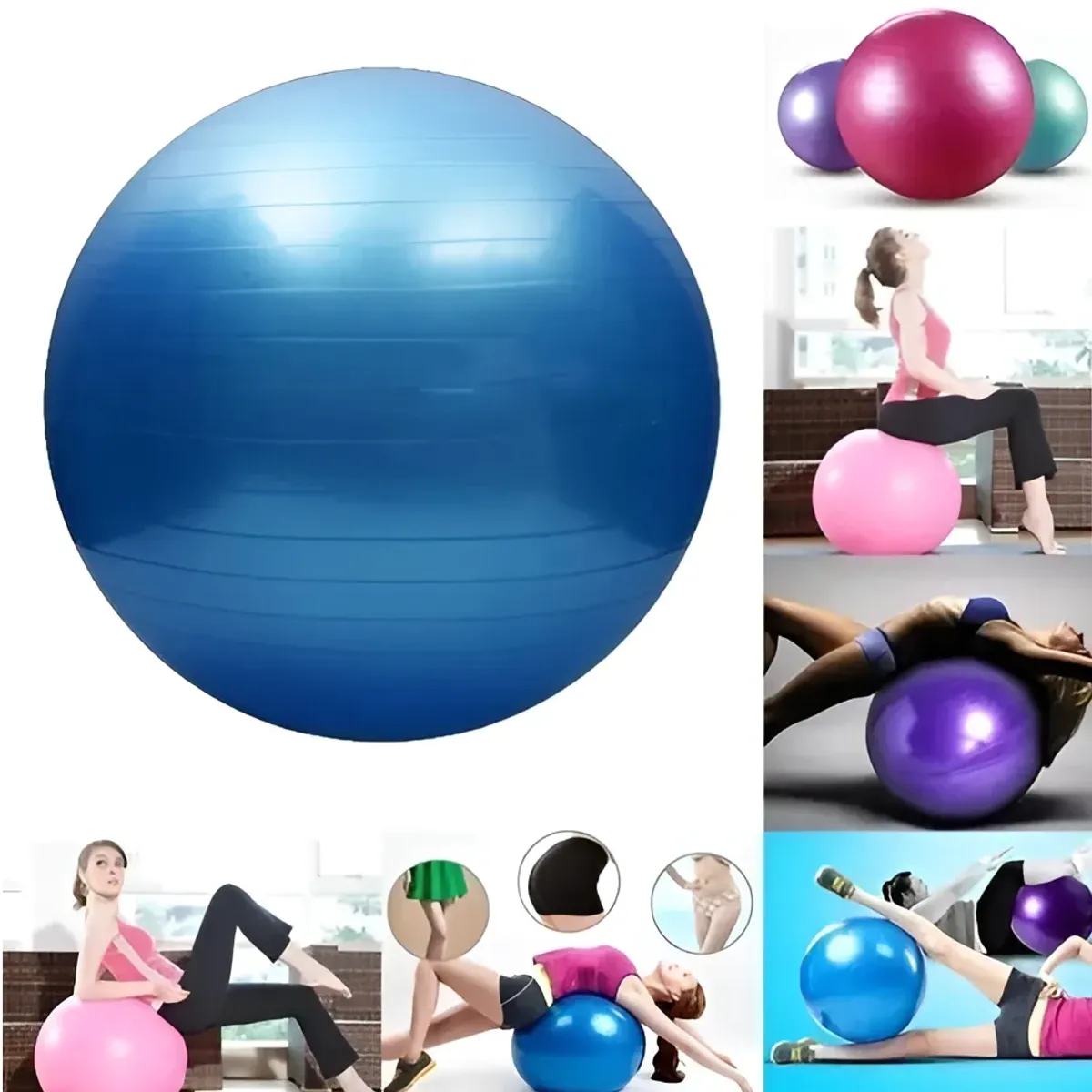 GENERICO - Pelota Balon Yoga 65 Cm Pilates