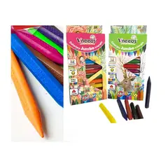 GENERICO - Lapices de Cera Crayones Jumbo 12pcs