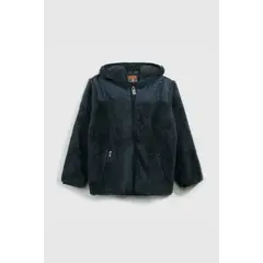 COLLOKY - Polerón Escolar Azul de chiporro con cierre y bolsillos