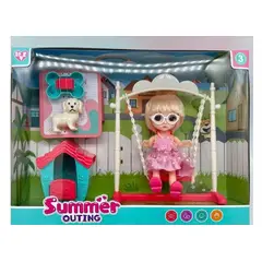 GENERICO - Caja juguete muñeca con accesorios niña