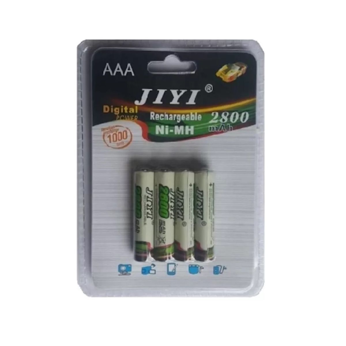 Pila Recargables AAA Songpus Pack 4u 2700Mah Ni-Mh 1000 ciclos, marca GENERICO - Foto Principal