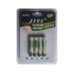 GENERICO - Pila Recargables AAA Songpus Pack 4u 2700Mah Ni-Mh 1000 ciclos