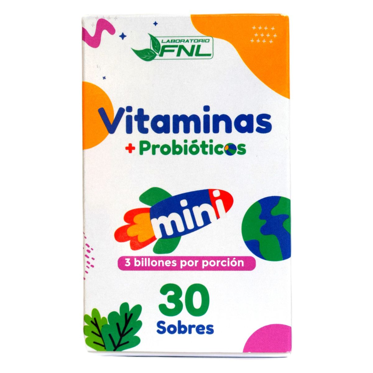 FNL - Vitaminas + Probioticos Mini Para Niños Fnl 30 Sobres