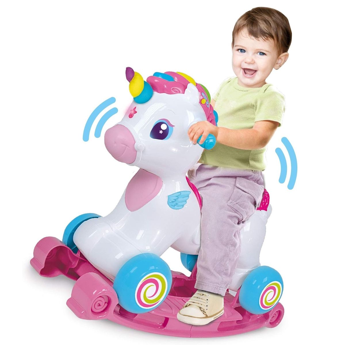 CLEMENTONI - Unicornio Interactivo Balancin Clementoni Baby Juegos Interactivos