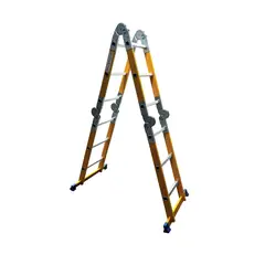 MOSAY - Escalera Articulada Multipropósito Fibra Vidrio 4X3 12P