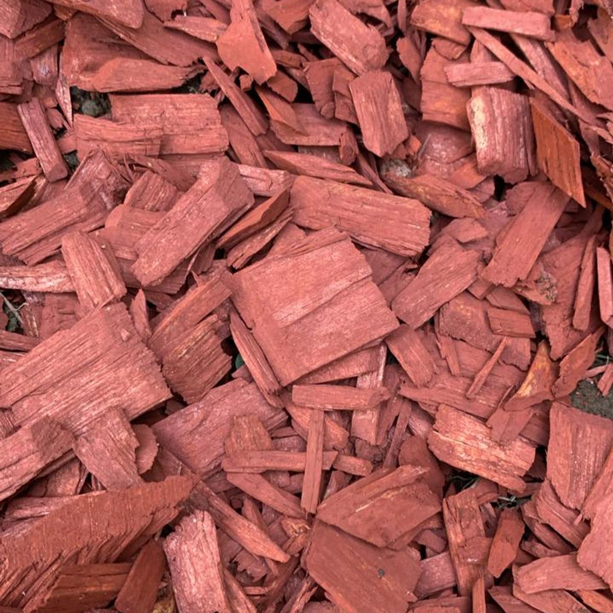 GENERICO - Mulch Rústico Rojo Decorativo Para Jardines/ Saco 30 Litros