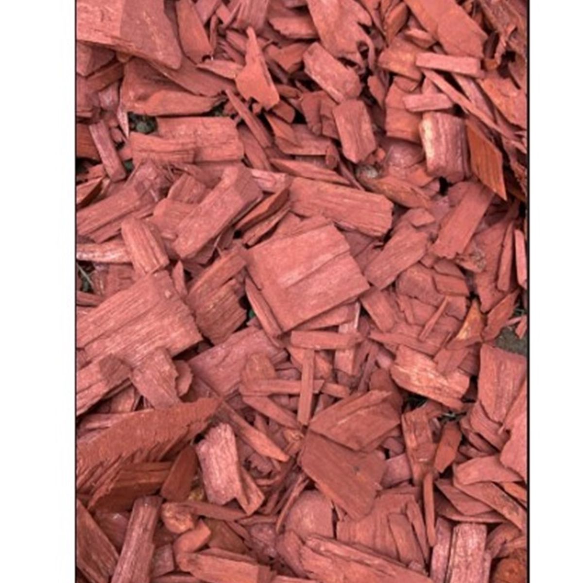 GENERICO - Mulch Rústico Rojo Decorativo Para Jardines/ Saco 30 Litros