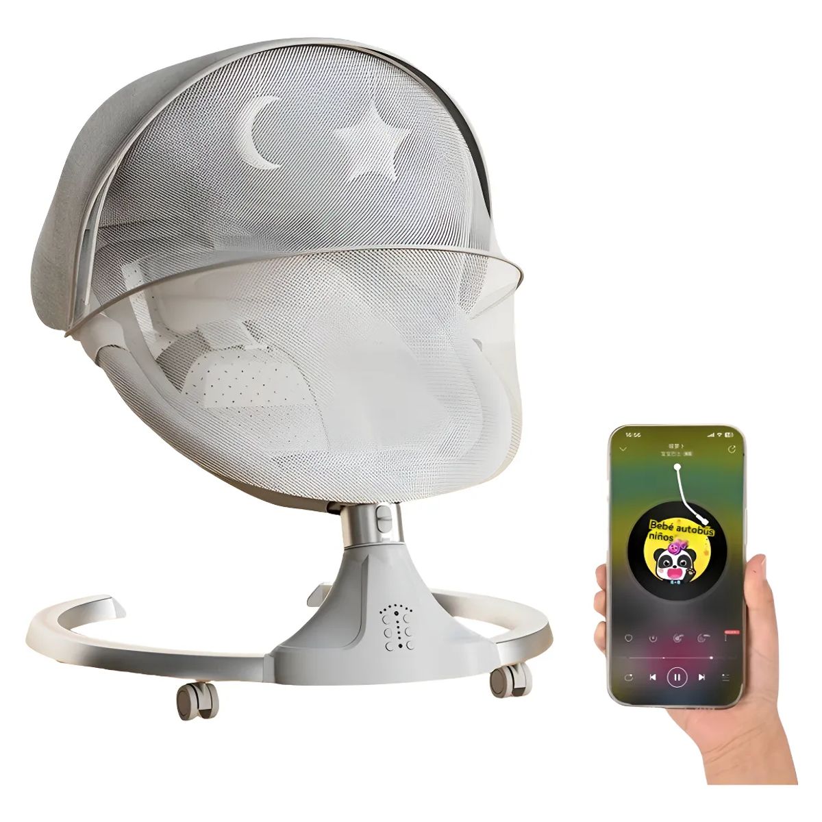 GENERICO - Silla Mecedora Eléctrica Inteligente Para Bebés Multifunción