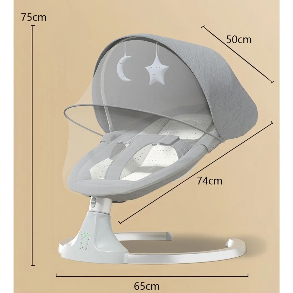 GENERICO - Silla Mecedora Eléctrica Inteligente Para Bebés Multifunción