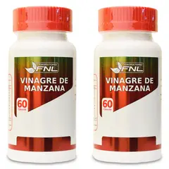 FNL - Vinagre De Manzana Pack 2x Frascos De 60 Cápsulas