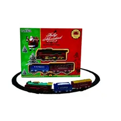 THIS IS FELIZ NAVIDAD - Tren De Navidad Juguete 13 Piezas A Pilas Decorativo