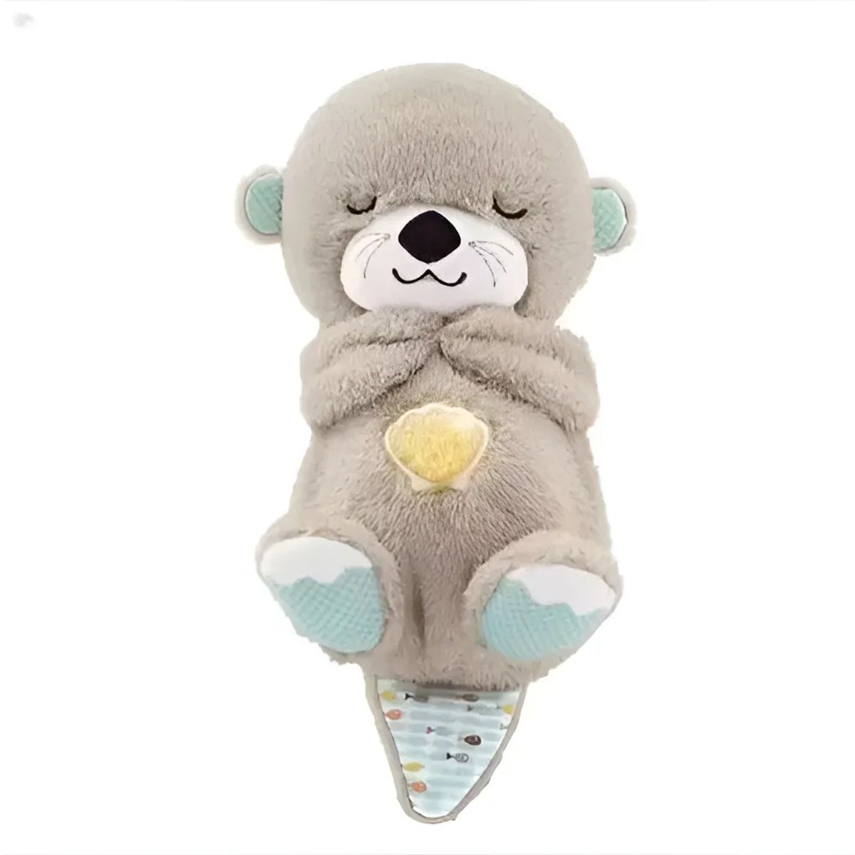 GENERICO - Nutria Relajante Peluche Sonido Y Luces Para Bebe