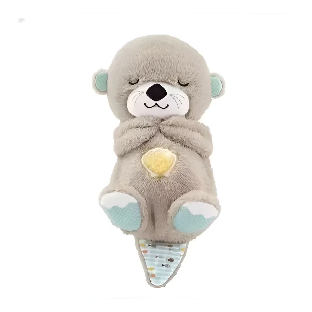 GENERICO - Nutria Relajante Peluche Sonido Y Luces Para Bebe