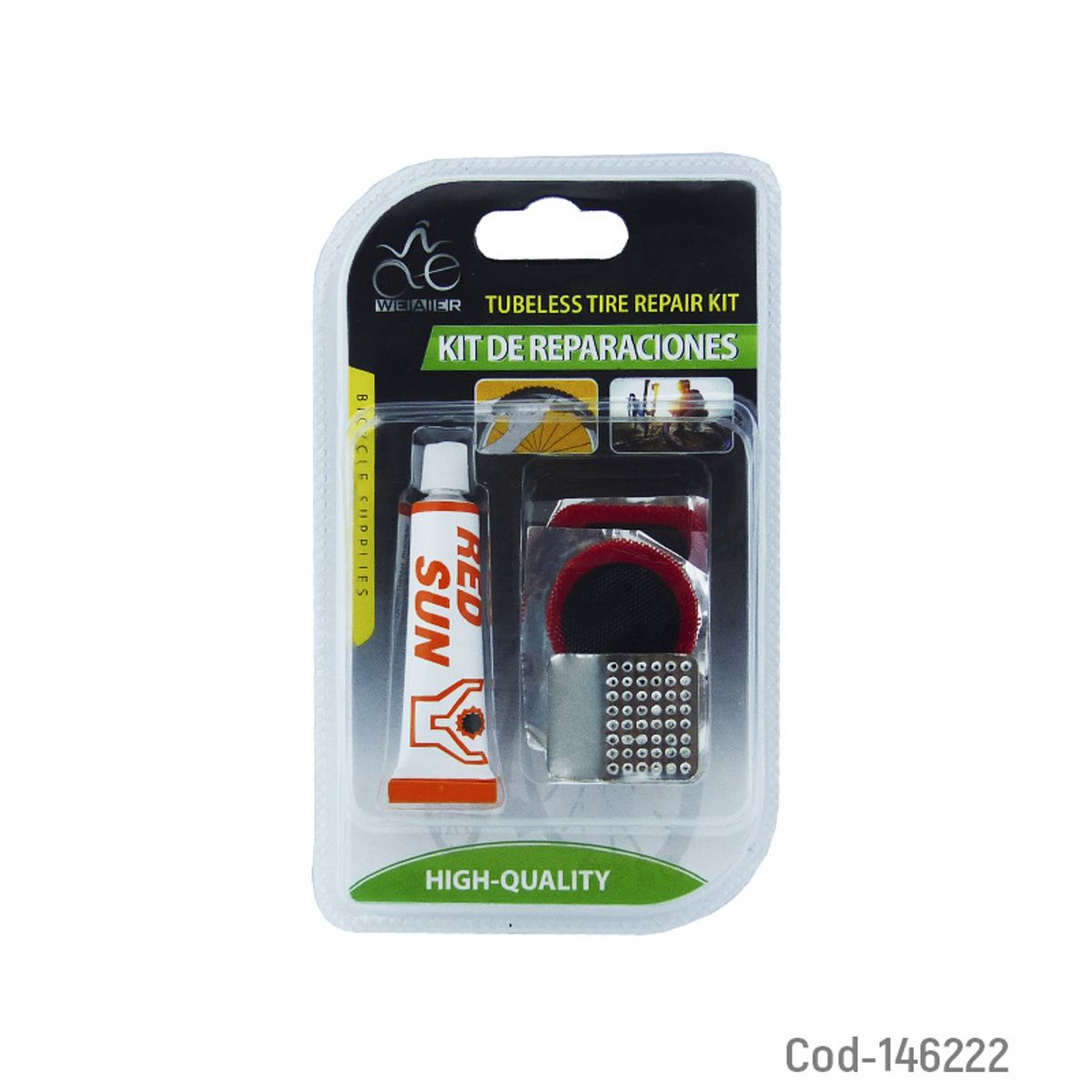 GENERICO - Kit De Reparación Para Bicicleta 8 En 1