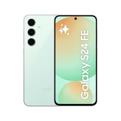 SAMSUNG - Galaxy S24 FE 5G 256GB 8GB RAM Menta Mint Pantalla AMOLED 120Hz Cámara 50MP OIS Batería 4500mAh